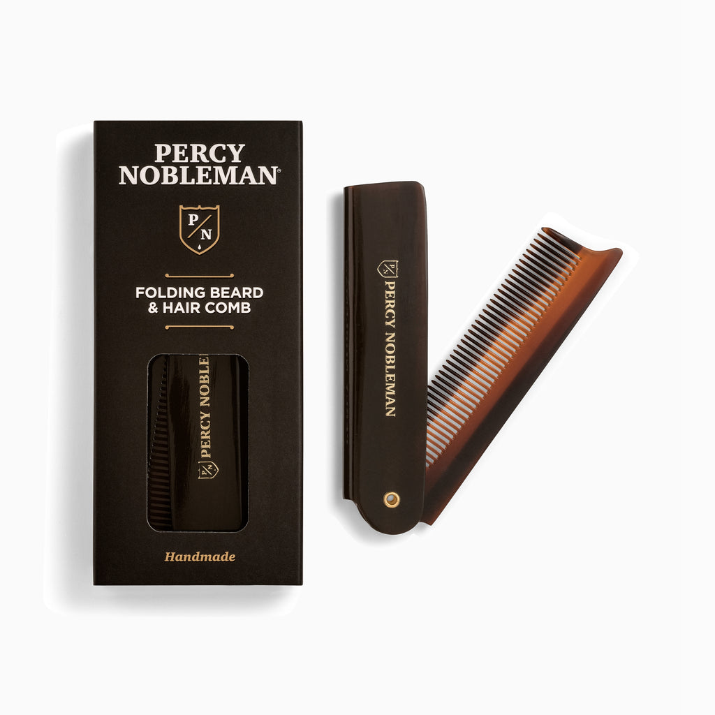 Percy Nobleman Folding Beard Comb